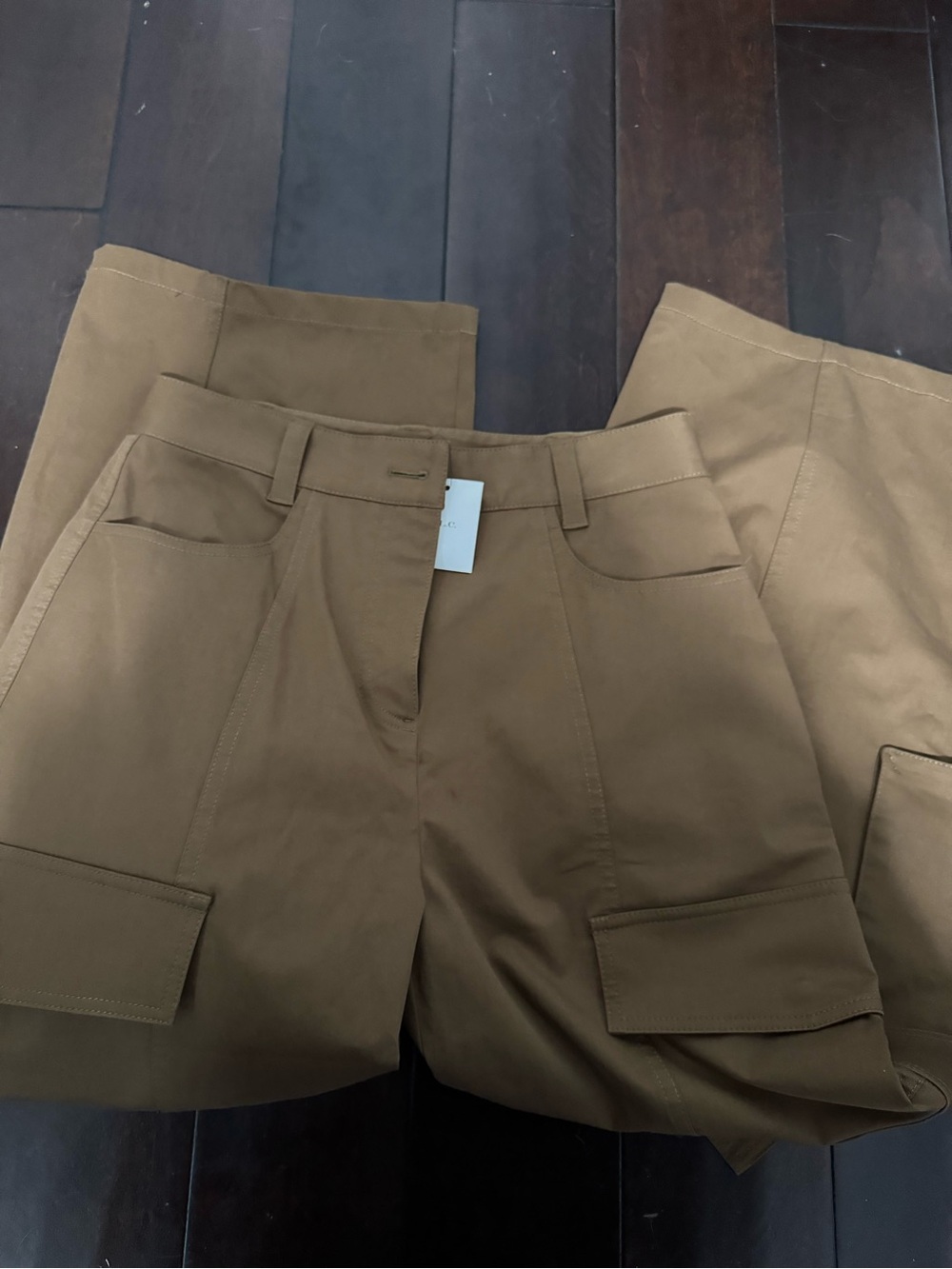 A.L.C. Barrel-Leg Cargo Pants in Brown - Picture 6 of 7